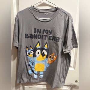 Old Navy Gray Tee with Bluey and Friends Design